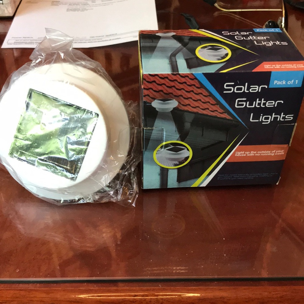 Solar Gutter Lights